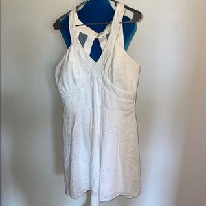 Crystal Doll White Sleeveless Dress